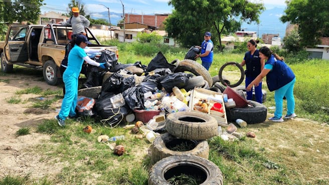 Amazonas: eliminan más de 5 toneladas de criaderos de zancudos en los distritos de Bagua Grande e Imaza