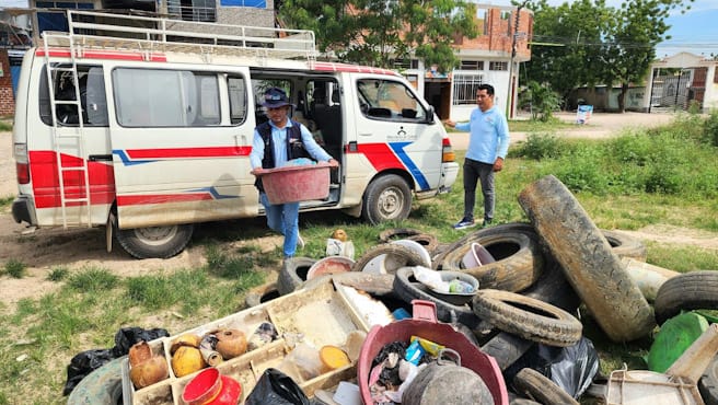 Amazonas: eliminan más de 5 toneladas de criaderos de zancudos en los distritos de Bagua Grande e Imaza