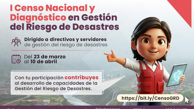 I Censo Nacional y Diagnóstico en Gestión del Riesgo de Desastres