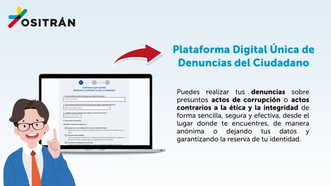 Imagen de la Plataforma Digital Única de Denuncias del Ciudadano