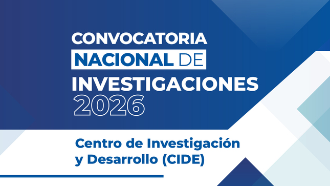 Convocatoria Nacional de Investigaciones 2026