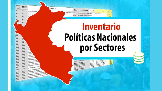 Conoce las Políticas Nacionales de los Sectores