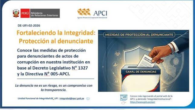 La denuncia no es un riesgo, es un compromiso con la transparencia.