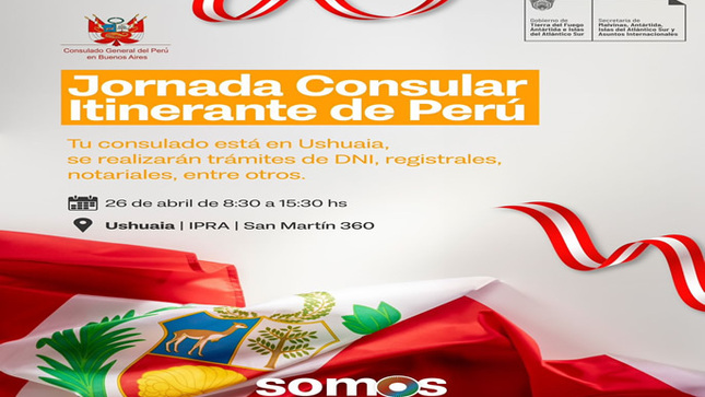 Consulado Itinerante de Perú en Ushuaia