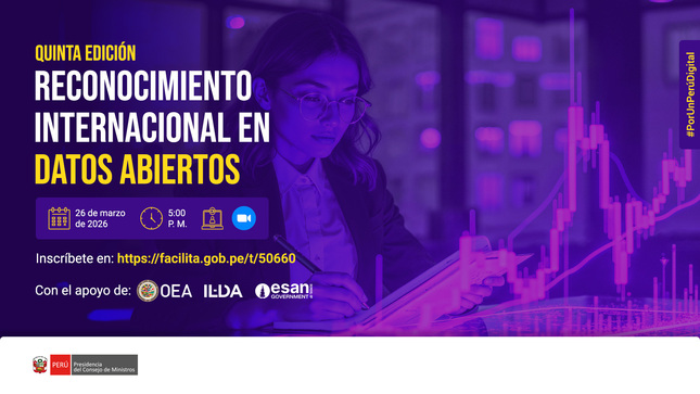 Banner Reconocimiento Internacional en Datos Abiertos 2026