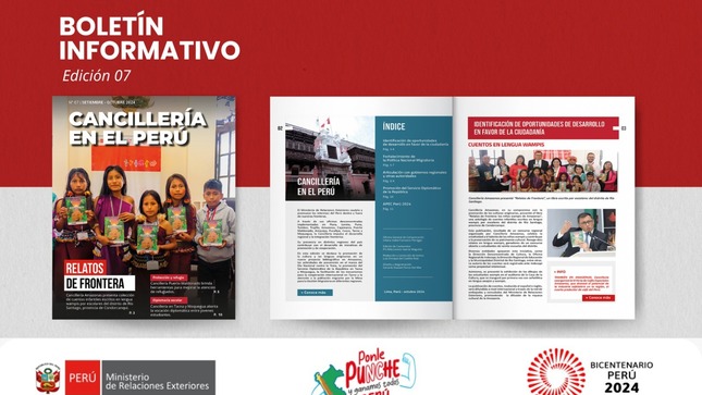 Boletín informativo de las oficinas desconcentradas de Cancillería a nivel nacional.