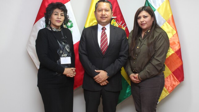 Encargado de Negocios a.i. con representantes de la Cámara de Industria, Comercio y Servicios de El Alto