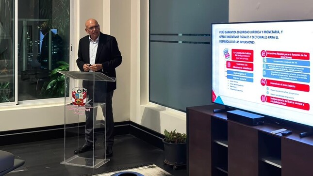 Expositor Embajador Mario López Chavarri
