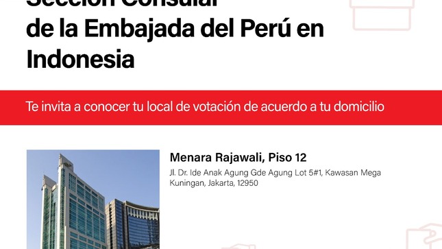 Local de votación Elecciones Generales 2026