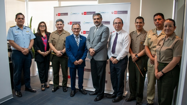 Lucha contra la inseguridad ciudadana: Concytec y sector Defensa suman esfuerzos para el desarrollo de investigación y tecnologías