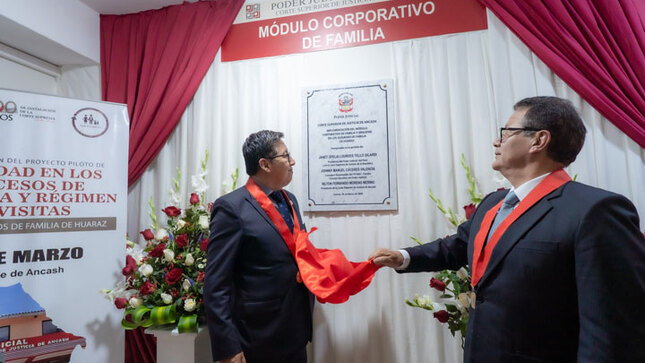 MÓDULO CORPORATIVO FAMILIAR EN CORTE SUPERIOR DE ÁNCASH