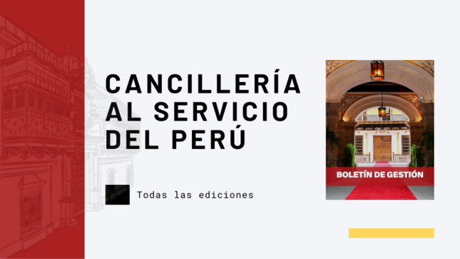 Cancillería al servicio del Perú