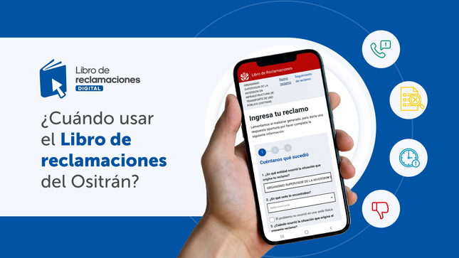 ¿Cuándo usar el Libro de Reclamaciones del Ositrán?