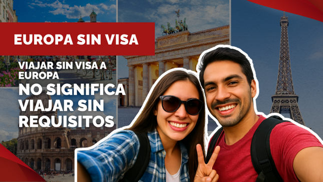 Viajar sin visa a Europa