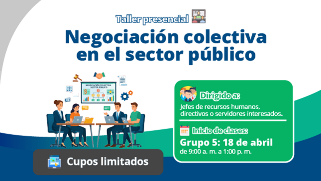 Imagen del Taller Presencial: Negociación colectiva en el sector público
