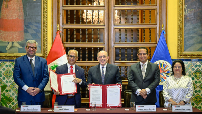 Tu voto cruza fronteras: Perú y OEA sellan acuerdo para garantizar un proceso electoral eficiente y transparente 