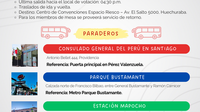 BUSES DE ACERCAMIENTO