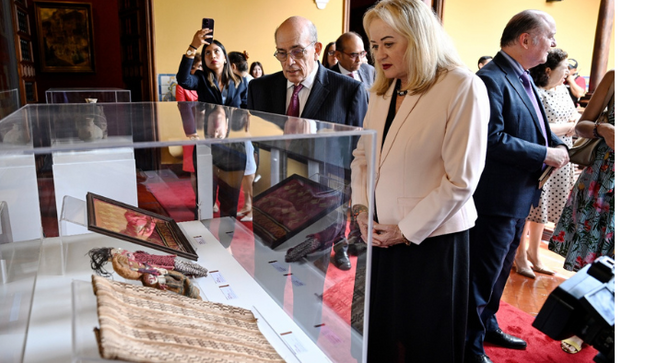 Cancillería entrega al Ministerio de Cultura 169 piezas del patrimonio nacional repatriados desde trece países